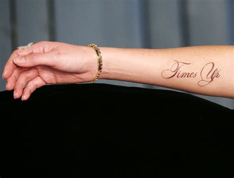Emma Watson's New Time's Up Tattoo Has a Typo