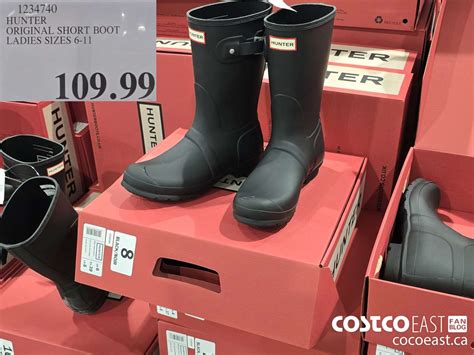 1234740 HUNTER ORIGINAL SHORT BOOT LADIES SIZES 6 11 109 99 - Costco ...