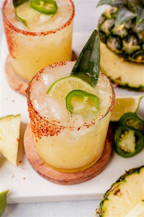 Fresh Pineapple Jalapeño Margarita Recipe | Recipe | Margarita recipes ...