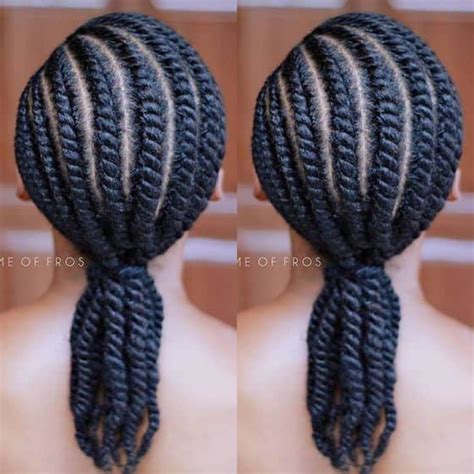 Flat Twist Styles, Flat Twist Out, Flat Twist Updo, Twist Ponytail ...