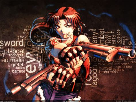Revy from Black Lagoon - HD Anime Wallpaper
