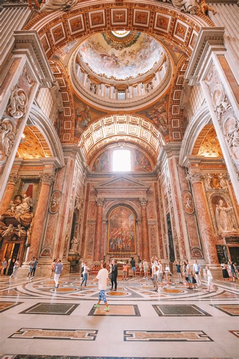 The Magnificent St Peter's Basilica In The Vatican City, Rome | Vatican ...
