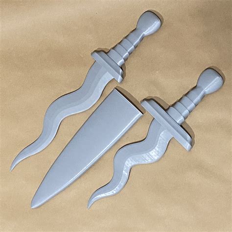 STL file Wavy Blade Sword / Dagger with Scabbard・3D printer design to ...