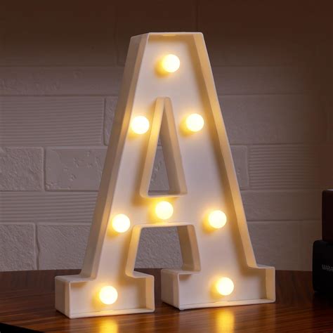 Amazon.com: Small Led Marquee Letters, Light Up Letters, 8.58 Inch Led ...
