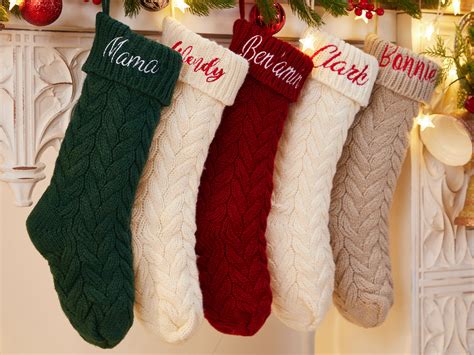Personalized Christmas Stockings, Embroidered Christmas Stocking ...