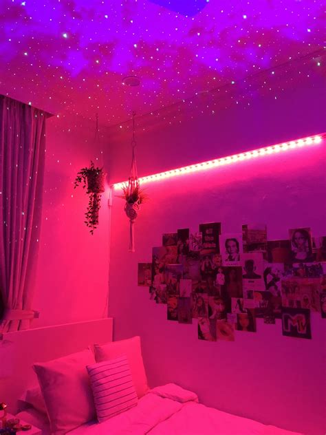 aesthetic room#aesthetic #room | Neon bedroom, Neon room, Led lighting ...