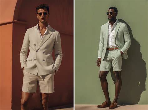 How to Wear a Suit with Shorts For Men