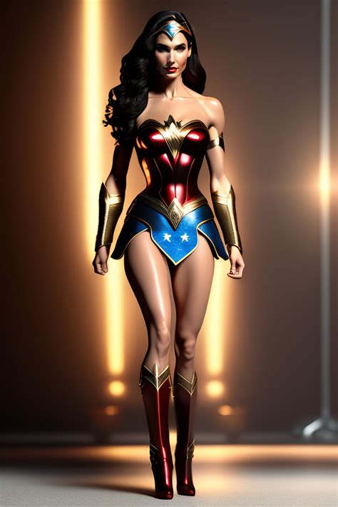 Lexica - Full body 3d render of gal gadot wonder woman beautiful