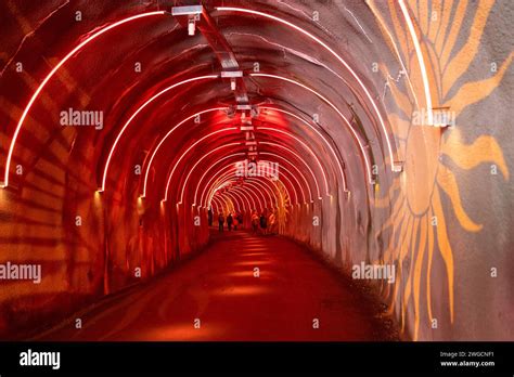 KunstRaumBerg Lichtkunst Von Werner Zotter At The Silvretta-Bielhöhe At ...