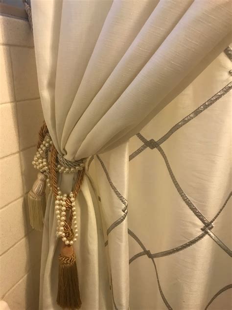 How To Make A Shower Curtain Tie Back at Gene Courtney blog