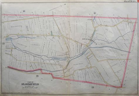 Historic Maps of Bloomfield, New Jersey - Historical Society of Bloomfield