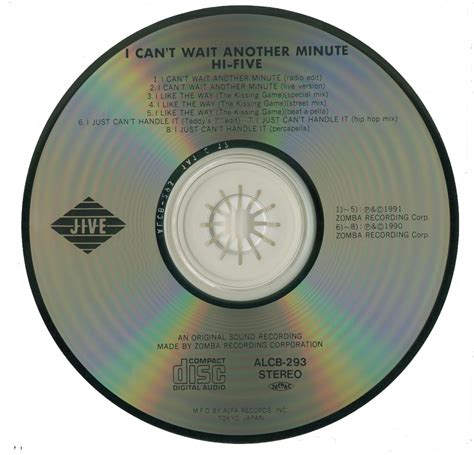 THE CRACK FACTORY: Hi-Five-I_Cant_Wait_Another_Minute-EP-1991-OSC