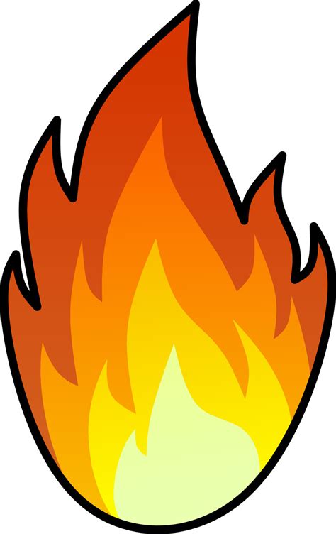 Flame Vector Clip Art