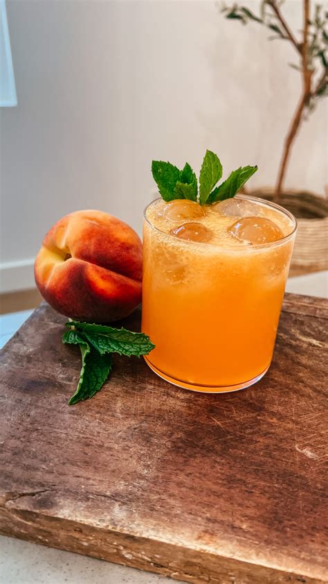 Peach Bourbon Smash - Erin O'Brien