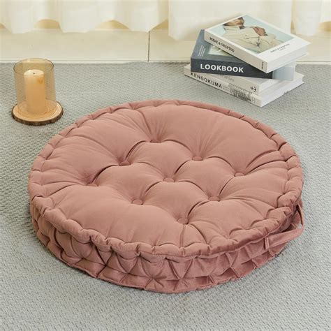 Amazon.com: Gowkou Meditation Floor Pillow, Large Floor Seat Cushion,23 ...