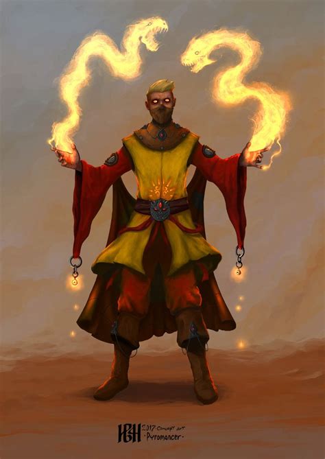 Pyromancer Concept Art, Ivan Nastić on ArtStation at https://www ...