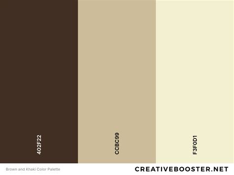 25+ Best Colors That Go With Khaki (Color Palettes) – CreativeBooster