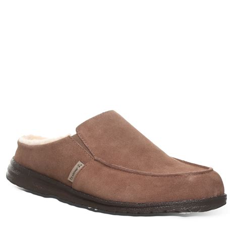 BEARPAW Men's Joel Cocoa Size 8 | Men’s Slipper | Men's Shoe ...