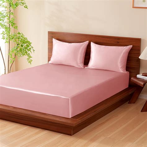 Amazon.com: THXSILK 100% Mulberry Silk Bed Sheet Set - 3pcs Pure Silk ...