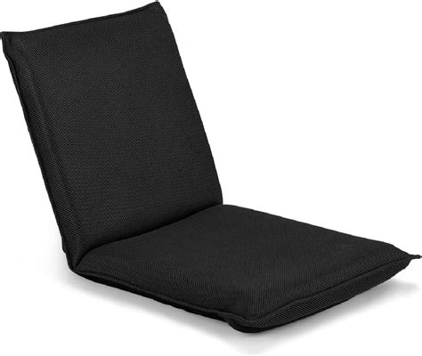 S AFSTAR Adjustable Floor Chair, Cushioned Lounger Recliner with 6 ...