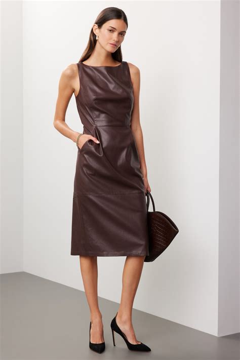 Leather Sheath Dress by Adam Lippes x RTR | Rent the Runway