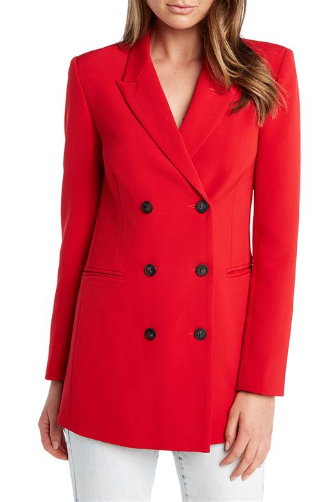 Bardot New York Double Breasted Blazer | Nordstrom | Blazer outfits for ...
