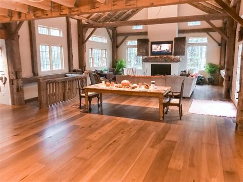 Custom Wide Plank Hickory Floor from Vermont Plank Flooring