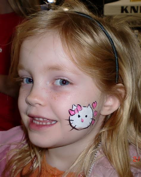 Hello Kitty Face Painting at PaintingValley.com | Explore collection of ...