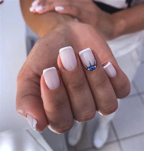 cool, manicure and french - image #8945975 on Favim.com