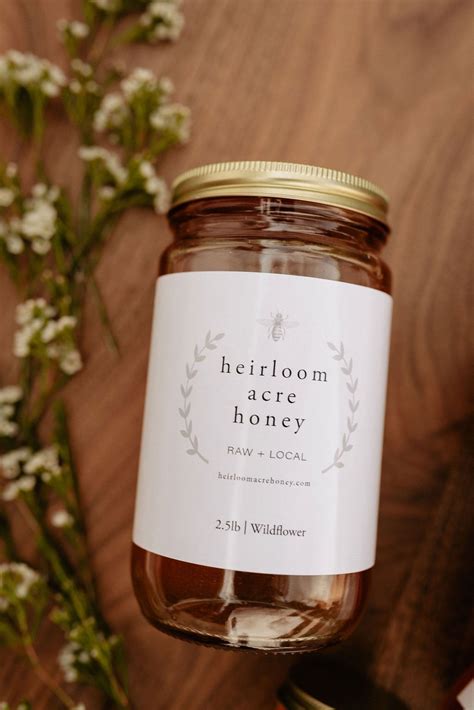 Raw Wildflower Honey 2.5lb | Heirloom Acre Honey