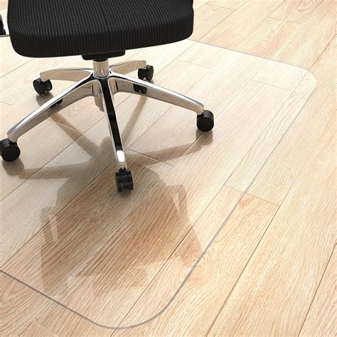Office Chair Mat for Hardwood Floor, 48"×48" Clear Office Floor Mat ...