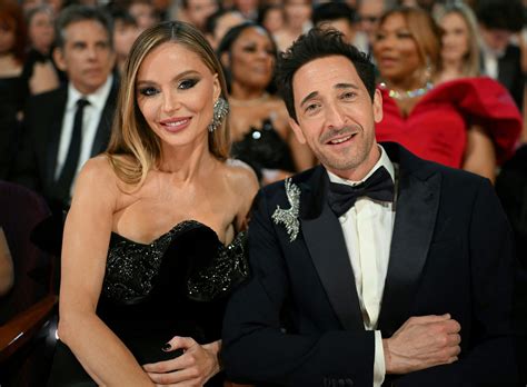 Adrien Brody gives partner Georgina Chapman's kids Oscars speech ...