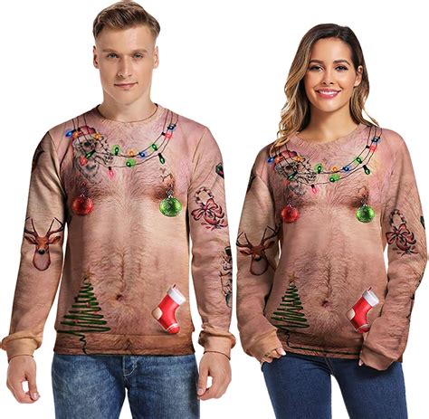 Hilarious Ugly Christmas Sweater for Women Men and Couples Womens Mens ...