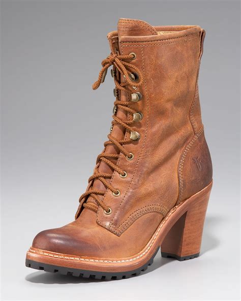 Knee High Womens Tan Lace Up Boots at Helen Mcewen blog