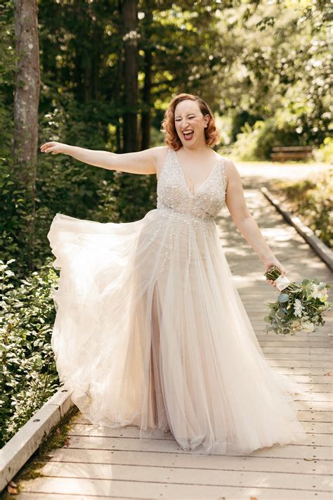 Plus Size Boho Wedding Dress
