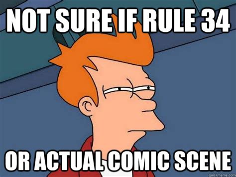 Not sure if Rule 34 Or actual comic scene - Futurama Fry - quickmeme