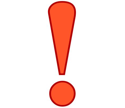 Exclamation mark PNG