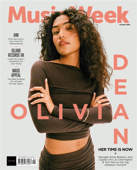 Olivia Dean covers the October edition of Music Week | Media | Music Week