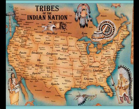 Tribal Map Of Usa _ Native American Tribes Map – FFIIBN