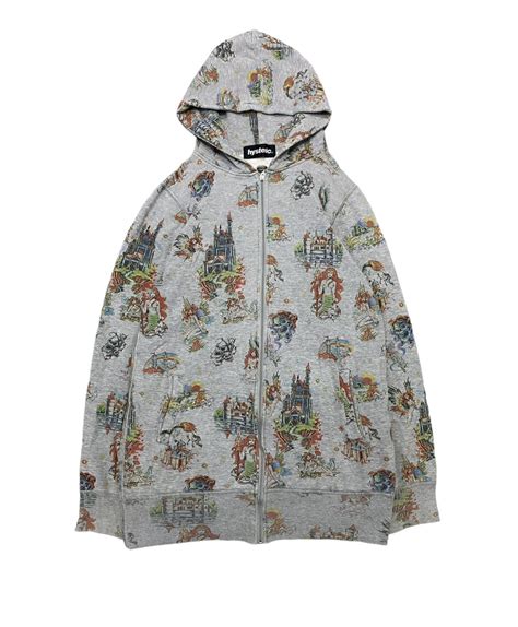 Hysteric Glamour 1990s RARE!! HYSTERIC Mermaid Kingdom skull Naked Pin ...