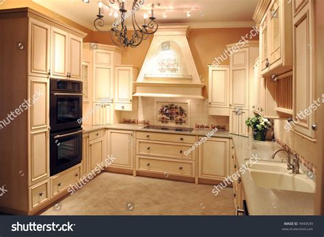 Beautiful Modern Kitchen Light Colored Cabinets Stock Photo (Edit Now ...
