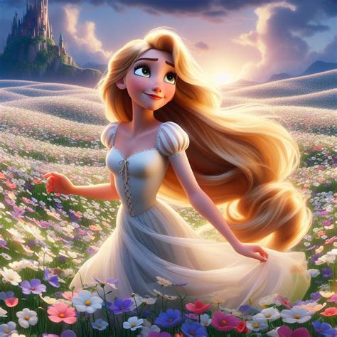 Glamour Rapunzel - Tangled Disney Princess #001 by Odviously on DeviantArt