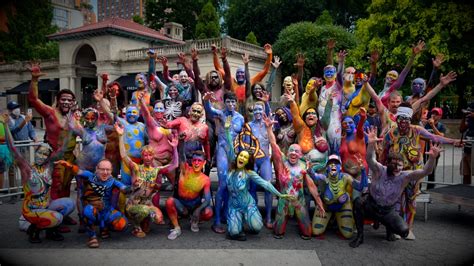 NYC Bodypainting Day Dazzles Locals, Tourists in Union Square - La Voce ...
