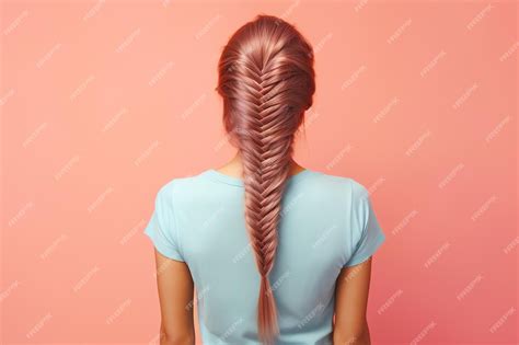 Premium Photo | Beautiful Fishbone braid hair style