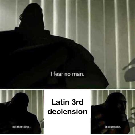 3rd declension : r/latin