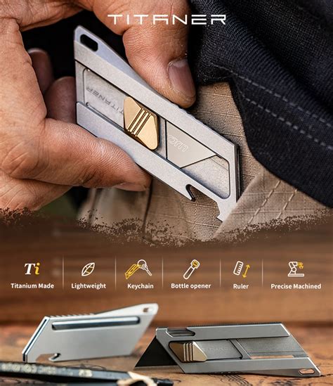 TITANER Titanium EDC utility knife with retractable blade - ReportWire