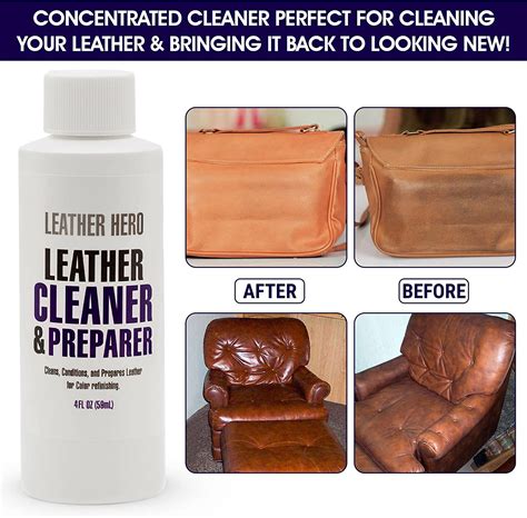 Leather Hero Cleaner & Restorer – Leather Cleaner for Shoes – Leather ...