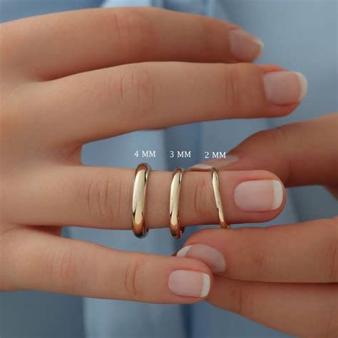 Classic Domed Wedding Ring, Wedding Ring, 2mm, 3mm, 4mm, 5mm, 6mm, 7mm ...