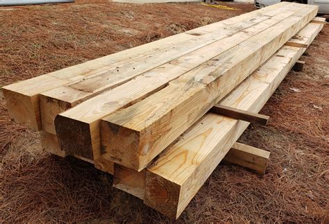 Pine Beams - 8"x 8"x 24'