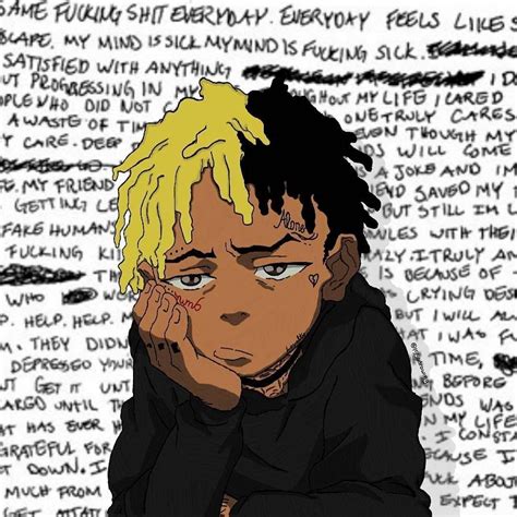 XXXTentacion Drawing Wallpapers - Top Free XXXTentacion Drawing Backgrounds - WallpaperAccess